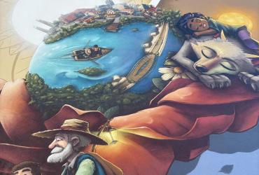 Fresque centre-ville Eskat
